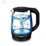 Sonifer 2200W 1.7L High Power Fast Boiling Glass Cordless Electric Water Kettle SF-2079