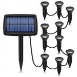 10 IN 1 Solar Garden Light Waterproof Solar Lamp Landscape Lighting For Outdoor Patio Decorations