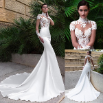 Classy White Wedding Gown