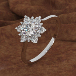 Snowflake Promise/Engagement Ring