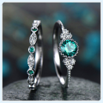 Luxury Gemstone Crystal Rings