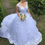 Big Tail Lace Wedding Dress