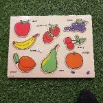 Wooden Fruit Shape Puzzle