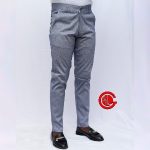 Grey Mens Khaki Trousers