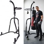 Boxing Punch Bag Stand With Gloves