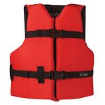 Red and Black Life Jacket