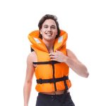 Orange And Black Life Vest