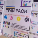 100% Quality Guaranteed Vicamp Twin Pack Universal Refill Ink