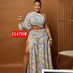Floral Two Piece Ladies Casual Wear