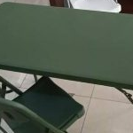 Green Foldable Table