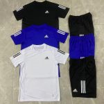 Adidas T Shirt And Running Shorts