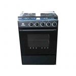 Nasco 4-Burner Gas Cooker/Oven With Grill Silver