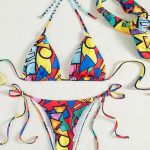 Multi Coloured Two Piece Bikini