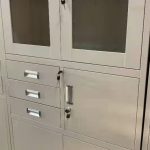 Cabinet with safe