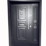 Black One And Half Full Metal Door