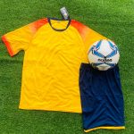 Red, Yellow And Blue Soccer Jersey Set (Set of 18)