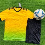 Yellow And Black Soccer Jersey Set ( Set of 18)