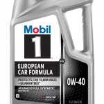 Mobil 1 FS European Car Formula Full Synthetic Motor Oil 0W-40