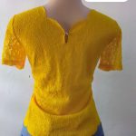 Yellow Ladies Thrift Top