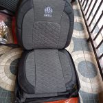 Grey and Black Car Seat Cover