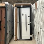 Single White And Black Turkish doors