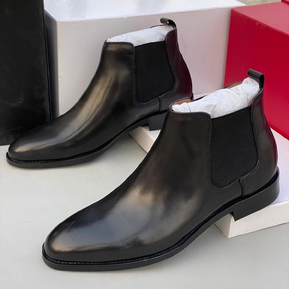 Men Black Chelsea Boots | Reapp.com.gh