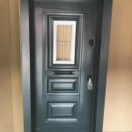 Black Single Security Door