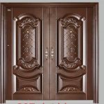 Brown Double Security Door