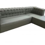 Grey L Shape Living Room Sofa