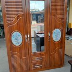 Three Door Wardrobe With Mirror