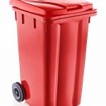 240 ltrs Turkey Industrial Dustbin With Tyres