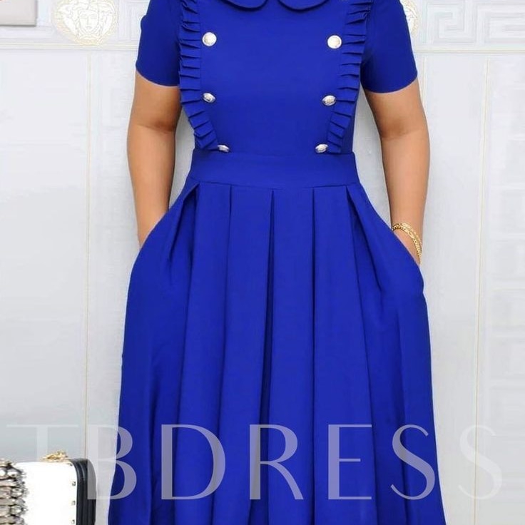 Blue Office Dress | Reapp.com.gh