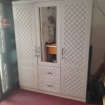 White Wardrobe With Mirror