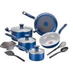T Fal Simply Cook 12 pcs Cookware Set (Blue)