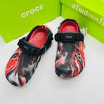 Red And Black Crocs