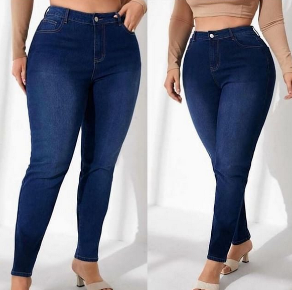 Plus Size High Waisted Jeans In Ghana