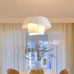 Nordic Fabric Lampshade LED Pendant Light