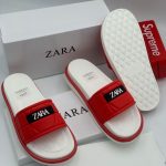 Red Zara Slides