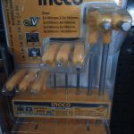 INGCO 8PCS T Handle Hex Wrench Set