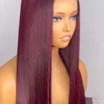 Wine Colour Human Hair