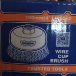 Wadfow Wire Cup Brush 4"