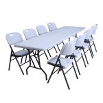 White Foldable Table