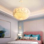 Goose Feather Hanging Ceiling Pendant Light – CL-34