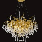Carlos Chandelier Gold / Crystal – Nordic Luxury Crystal LED