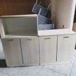 Coffee Cabinet made with MDF Board and Glass