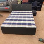 Double Bed With In Built Mattress