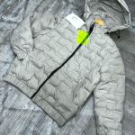Grey Hooded Winter Jacket
