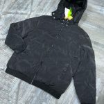 Black Hooded Winter Jacket