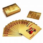 Plastic Gold Poker Spa Gamble Cards