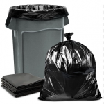 80 Liter Wastebin Liner, Black - 190pcs/Pack